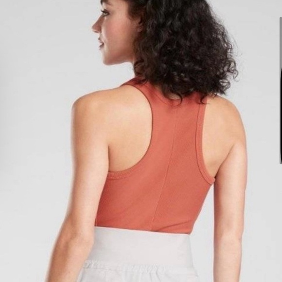ATHLETA Terracotta Ribbed Tank - Picture 3 of 11